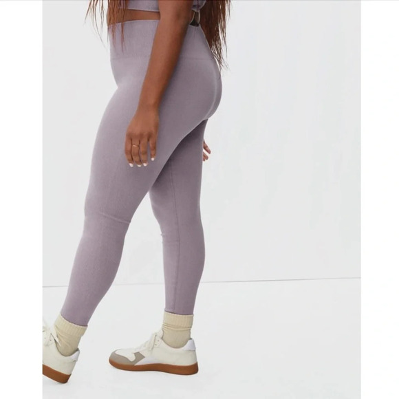 Everlane Seamless Legging XS/S Light Purple Compression Workout High Waisted - Picture 2 of 14